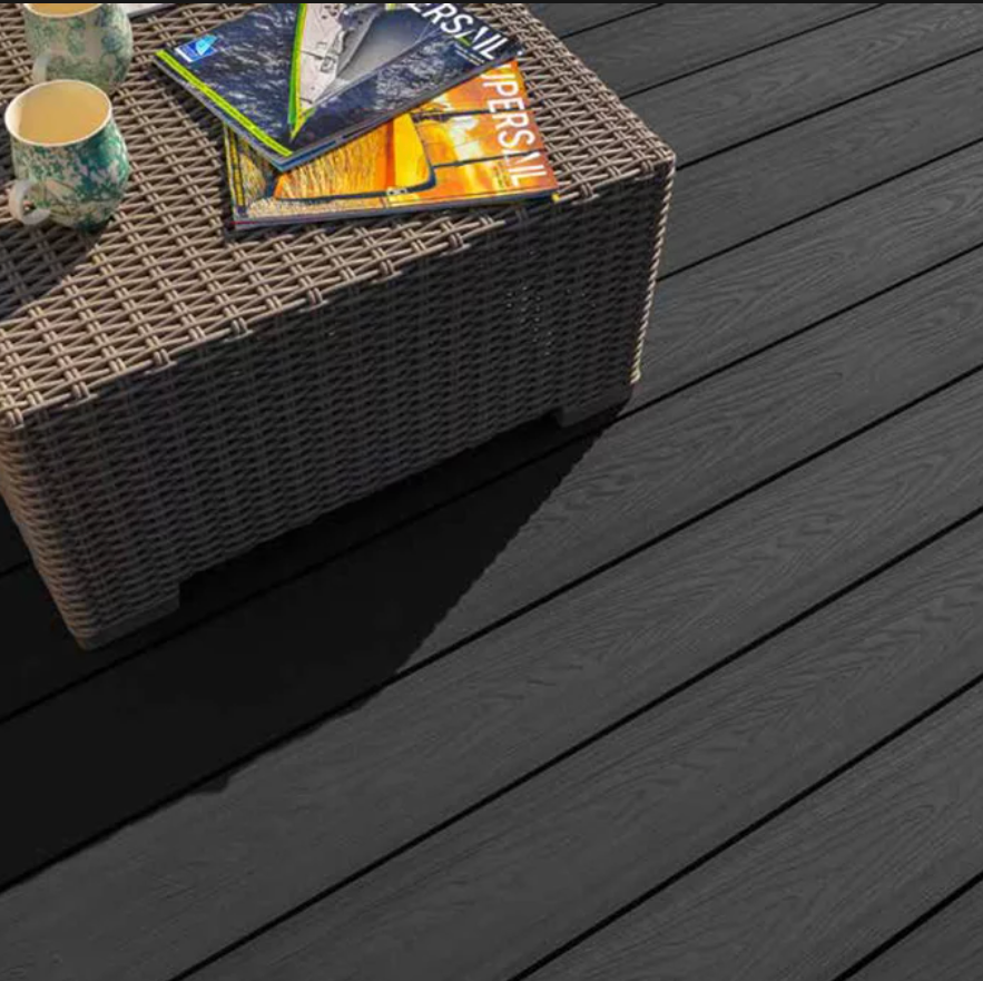 WPC Decking Boards 148MMx23MMx2900MM Dark Grey